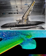 Image - NASA wind tunnel aircraft model traveling the globe